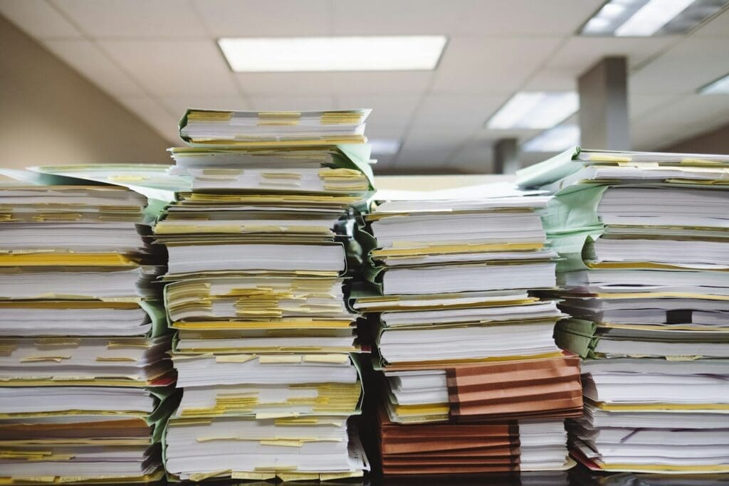 stack of medical records related to Tylenol Autism Lawsuit