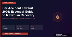 Boston Car Accident Lawsuit 2026: Pedestrian Crash Crisis & Legal Rights