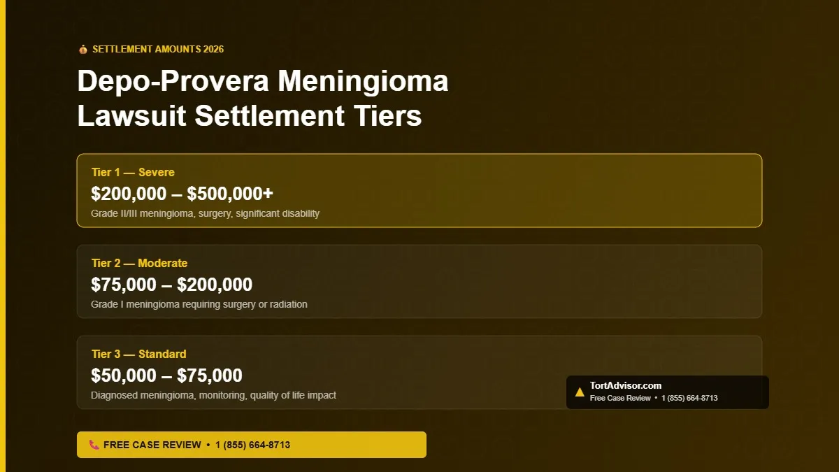 Depo-Provera meningioma lawsuit settlement amounts 2026 depo-provera meningioma lawsuit 2026