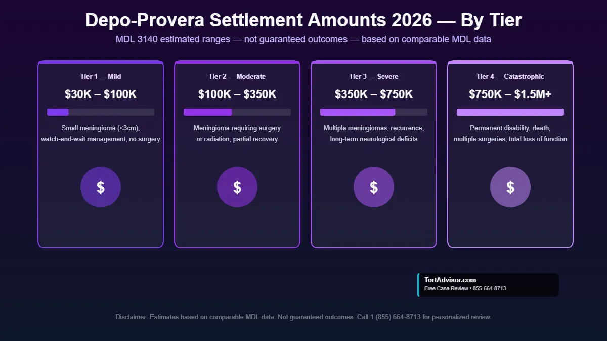 depo-provera settlement amounts