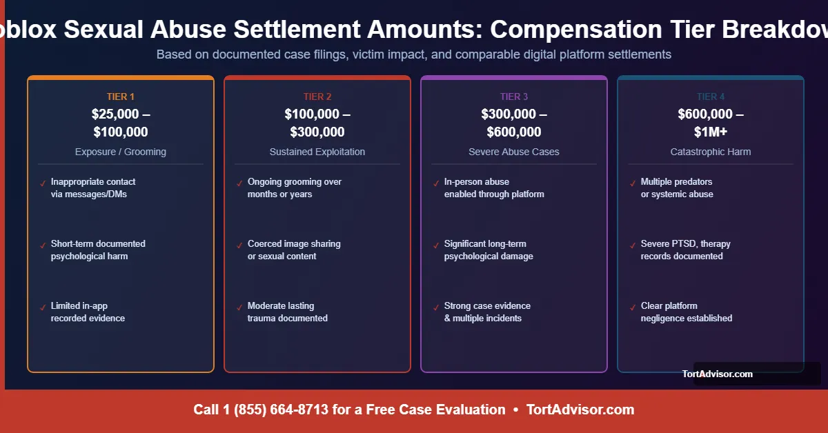 Roblox sexual abuse settlement amounts 2026