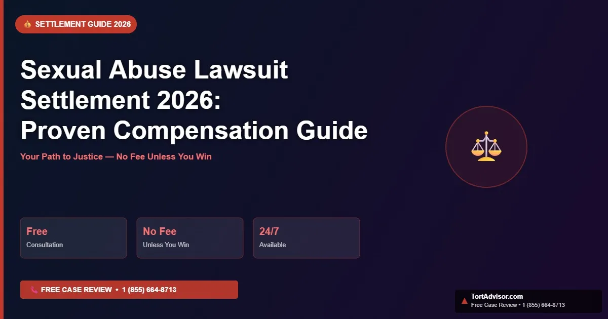 sexual abuse lawsuit settlement 2026